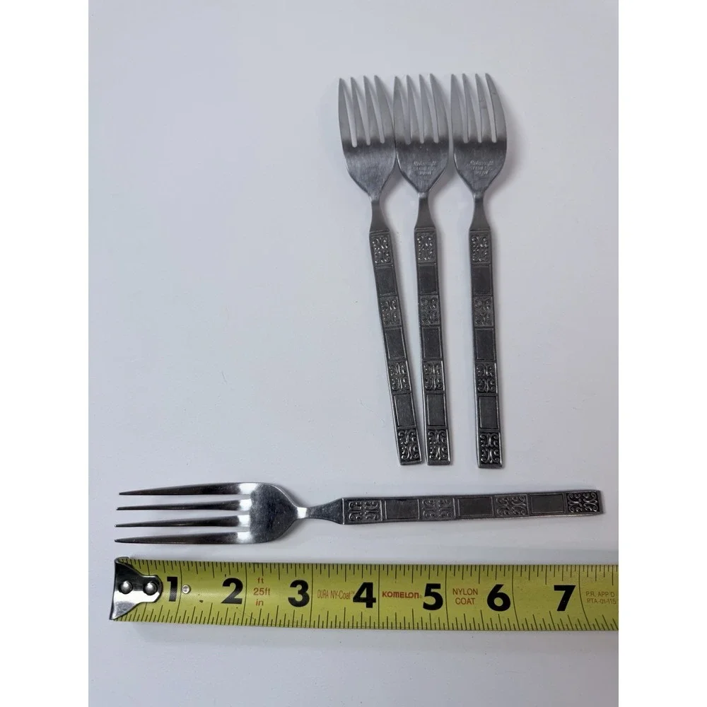 Reed & Barton Rebacraft Stainless Japan RDS41 Pattern 4 Dinner Forks